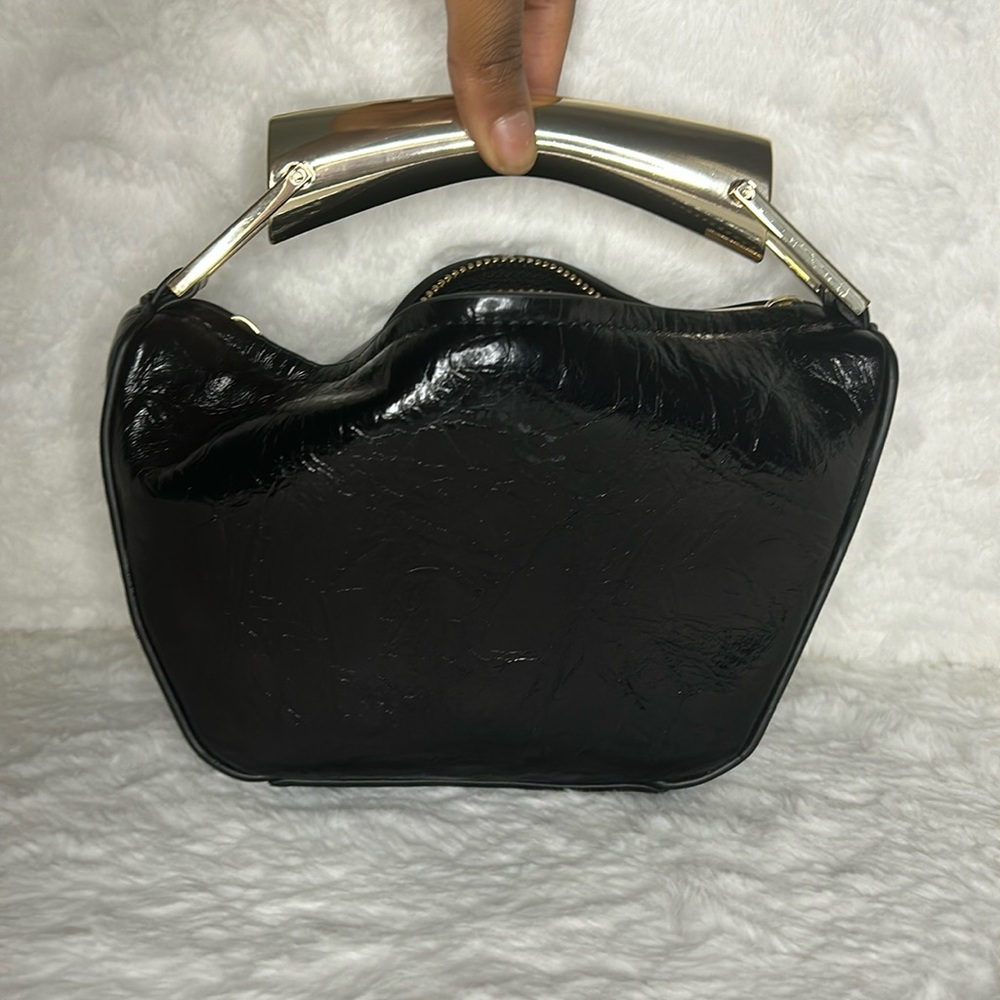 Zara Metal Handle Bucket Bag